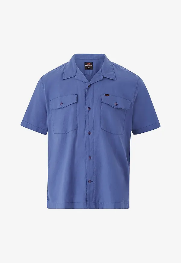 Lee - Skjorta SS Chetopa Shirt - Blå