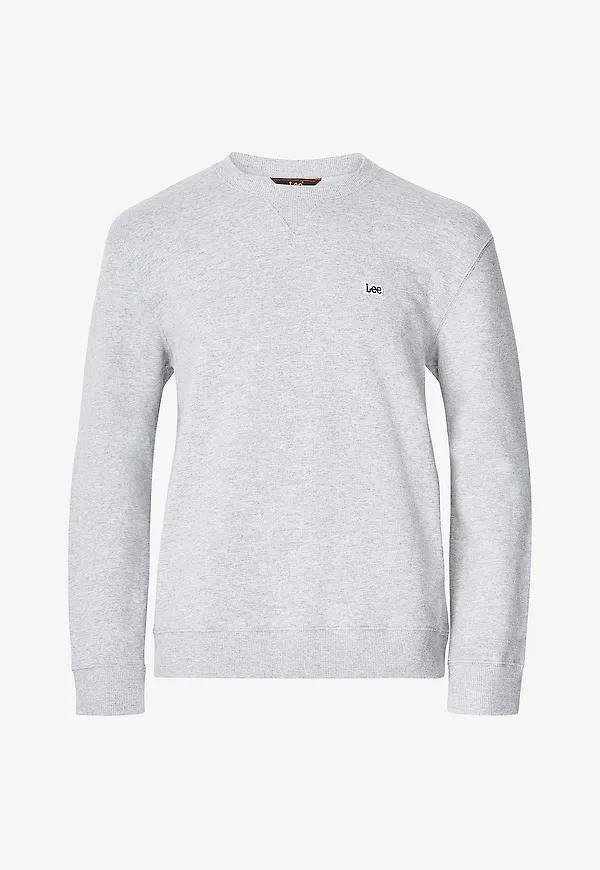 Lee - Sweatshirt Plain Crew Sws - Grå
