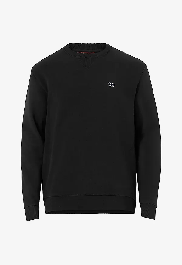 Lee - Sweatshirt Plain Crew Sws - Svart