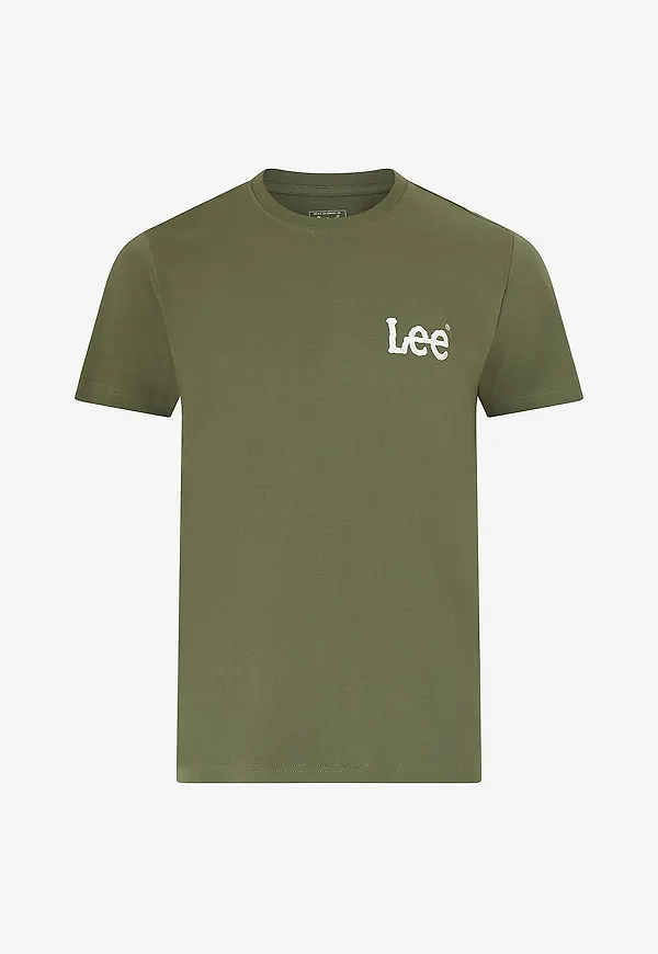Lee - T-shirt Medium Wobbly Lee - Grön