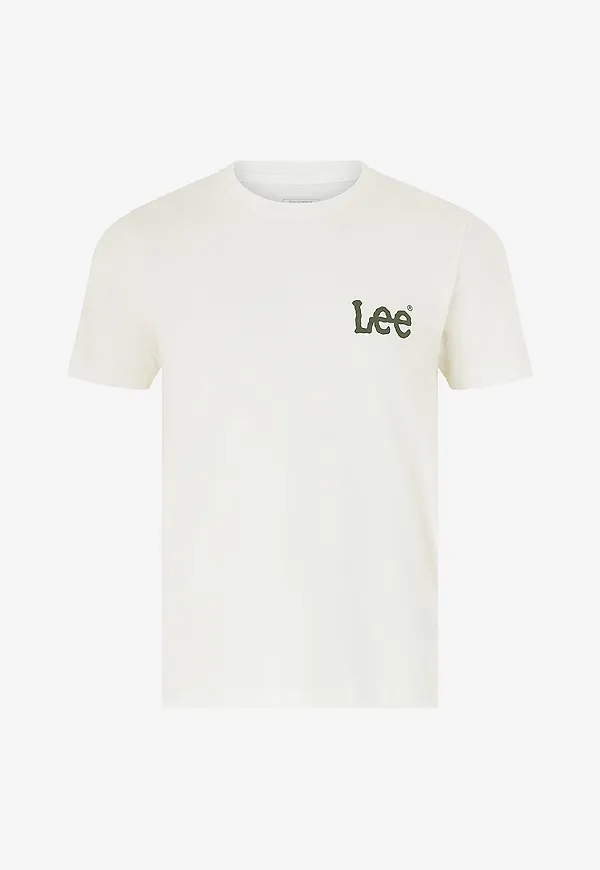 Lee - T-shirt Medium Wobbly Lee - Vit