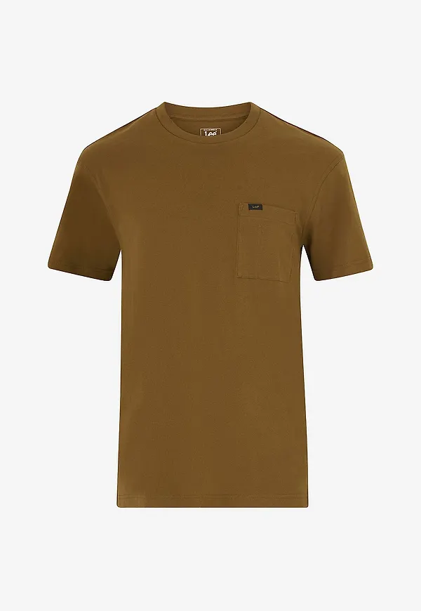 Lee - T-shirt Relaxed Pocket Tee - Brun