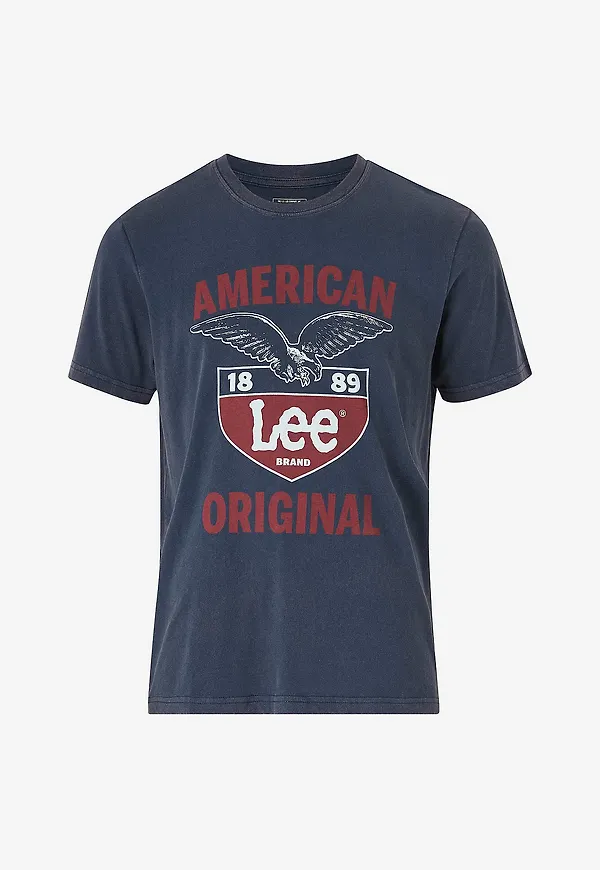 Lee - T-shirt SS Frontier Tee - Blå