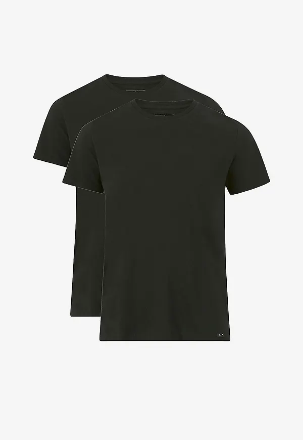 Lee - T-shirt Twin Pack Crew 2-pack - Svart