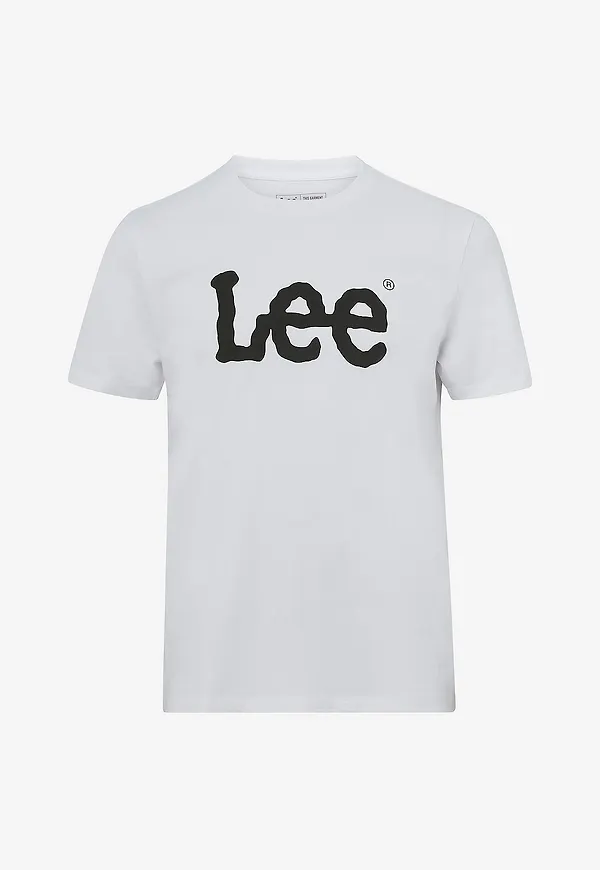 Lee - T-Shirt Woobly Logo Tee - Vit