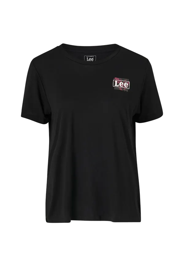 Lee - Topp Relaxed Fit Tee - Svart - 36