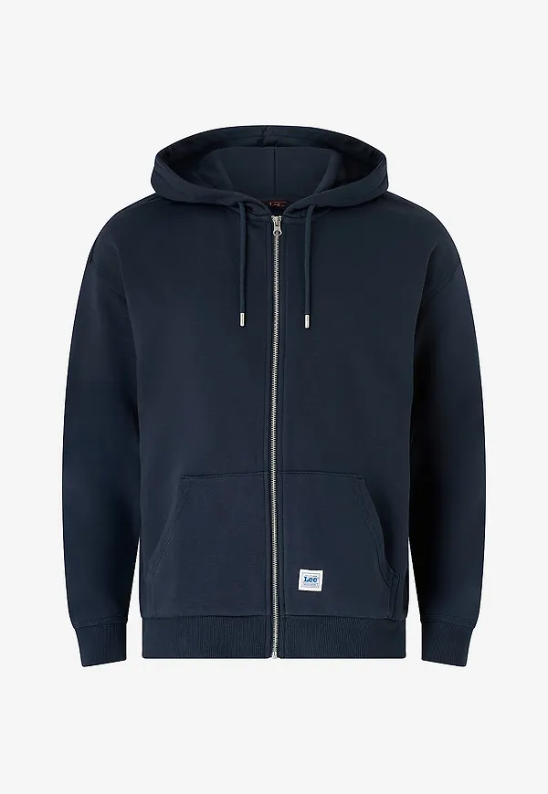 Lee - Huvtröja WW Full Zip Hoodie - Blå