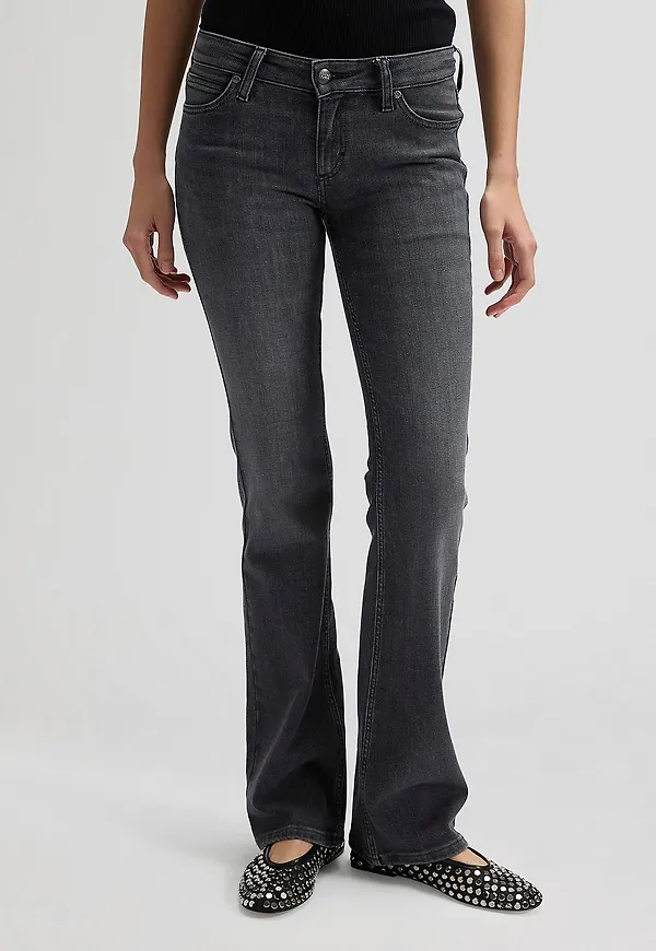 Lee - Jeans Flap Pocket Jessica - Svart