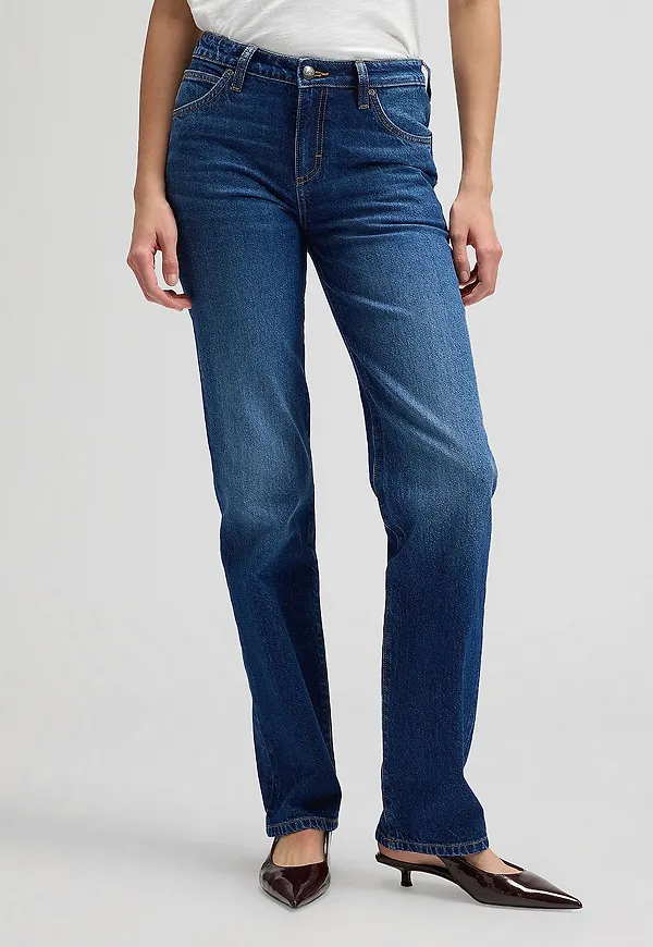 Lee - Jeans London Regular Straight - Blå