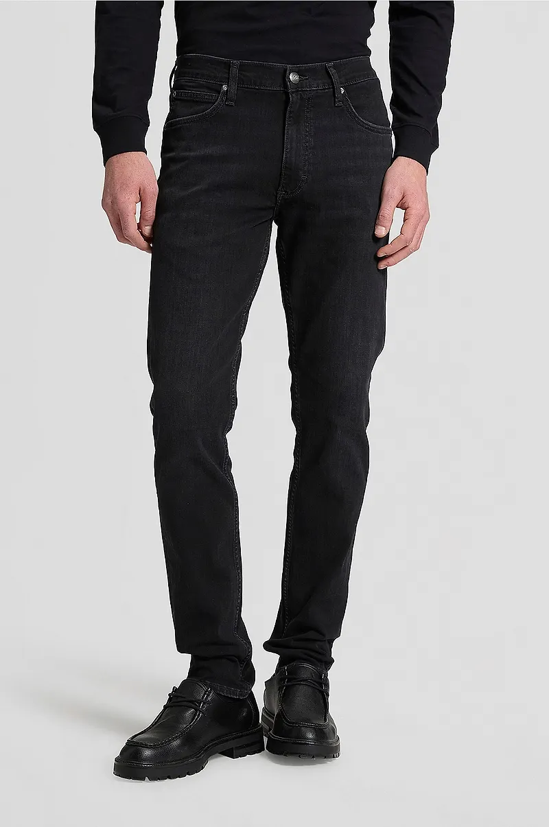 Lee - Jeans Luke Midnight Trail - Svart