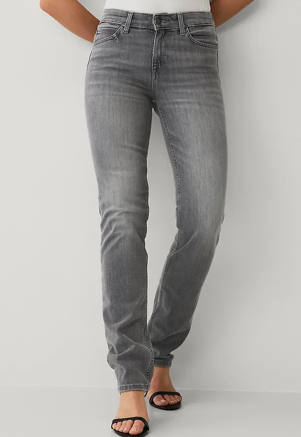Lee - Jeans Marion Straight - Grå