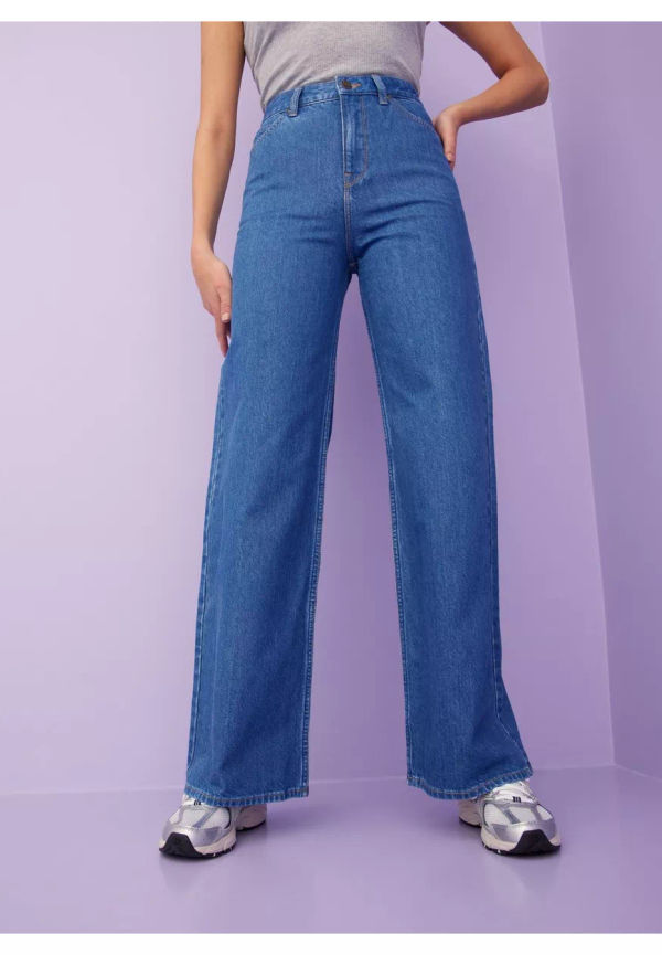 Lee Jeans Stella a Line Wide leg jeans Stonewash