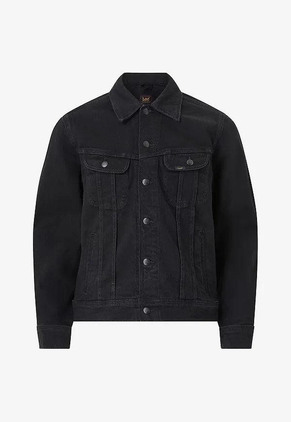 Lee - Jeansjacka Rider - Svart