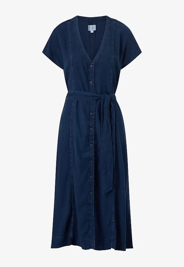 Lee - Klänning Belted Midi Dress - Blå