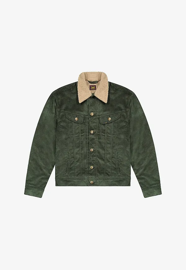 Lee - Manchesterjacka Sherpa Jacket - Grön