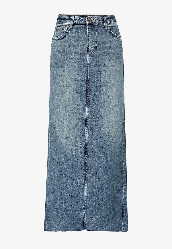 Lee - Maxikjol Back Slit Maxi Skirt - Blå