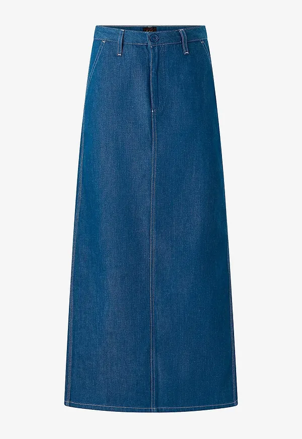 Lee - Maxikjol Flap Pocket - Blå