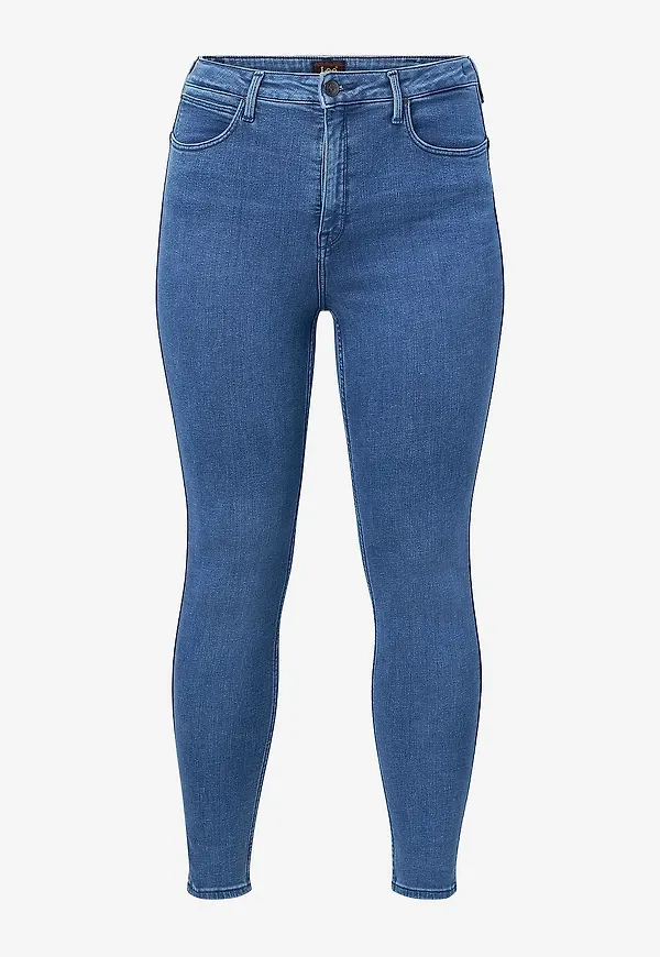 Lee Plus - Jeans Super High Scarlett - Blå