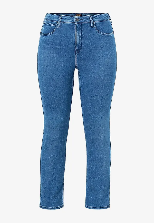 Lee Plus - Jeans Classic Straight PLU - Blå