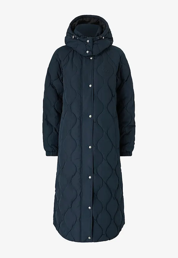 Lee - Pufferjacka Long Puffer - Svart
