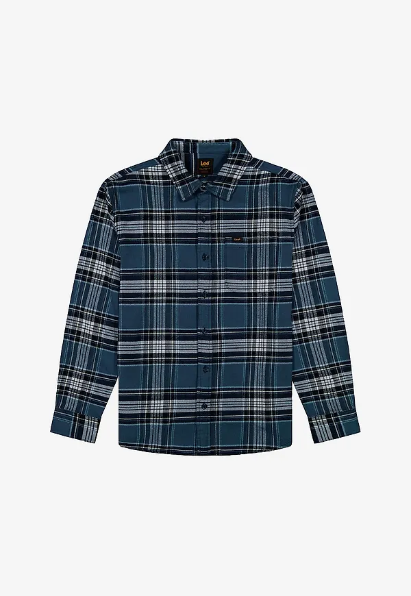 Lee - Skjorta Mercantile Shirt - Blå