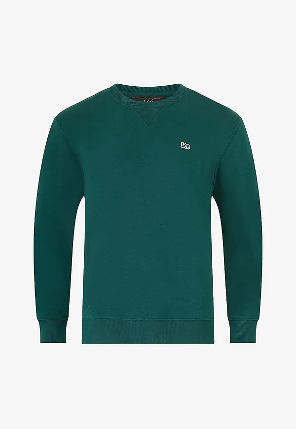 Lee - Sweatshirt Patch Crew Sws - Grön