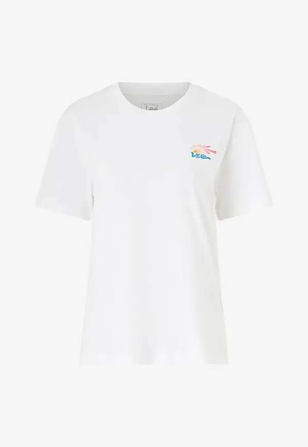 Lee - T-shirt Graphic Tee - Vit