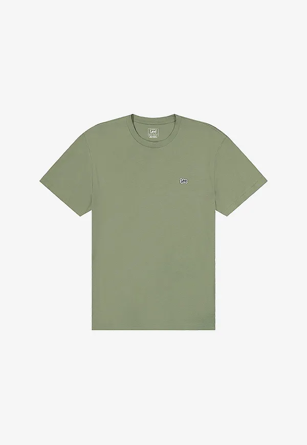 Lee - T-shirt SS Patch Logo Tee - Grön