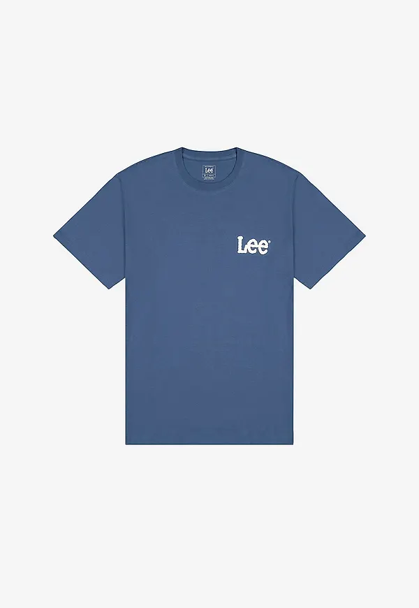 Lee - T-shirt SS Small Logo - Blå