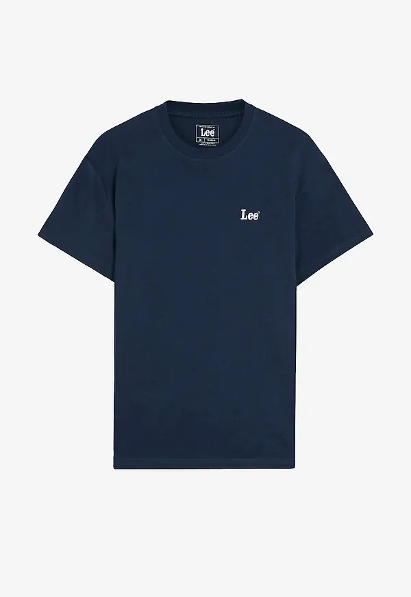 Lee - T-shirt Ss Small Logo Tee Dress Blues - Blå