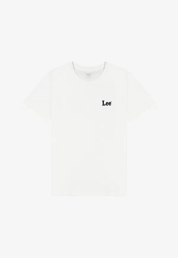 Lee - T-shirt SS Small Logo - Vit