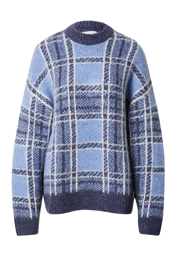LeGer by Lena Gercke Tröja 'Jolanda' marinblå / ljusblå / off-white