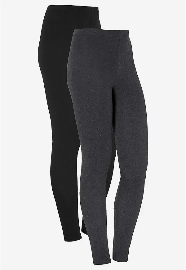 Leggings i bomull Fia 2-pack