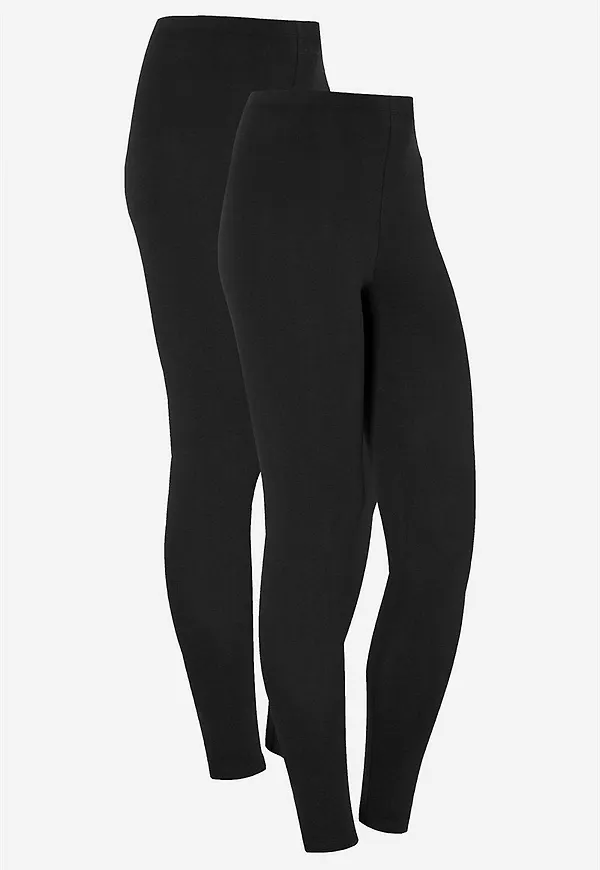 Leggings i bomull Fia 2-pack