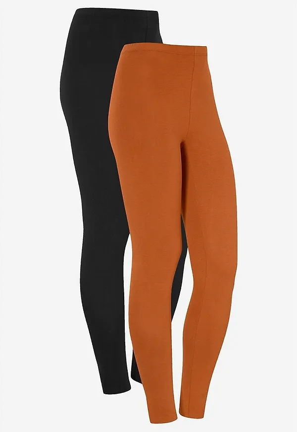 Leggings i bomull Fia 2-pack