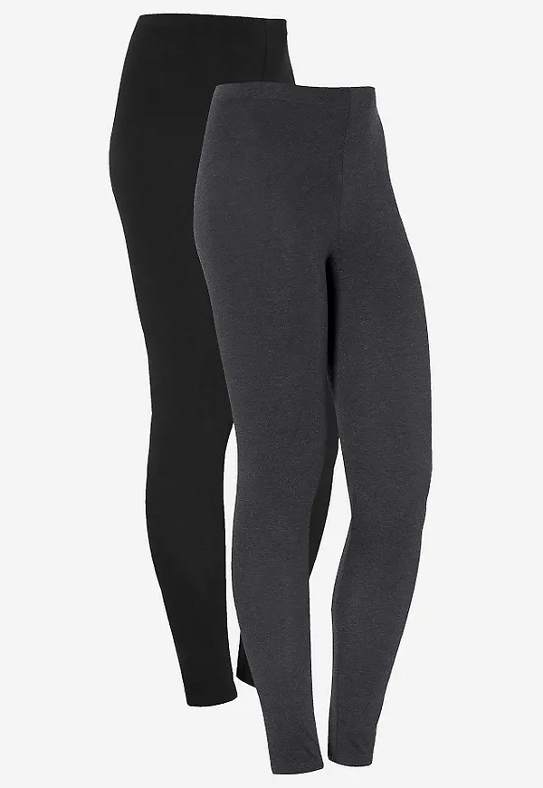 Leggings i bomull Fia 2-pack