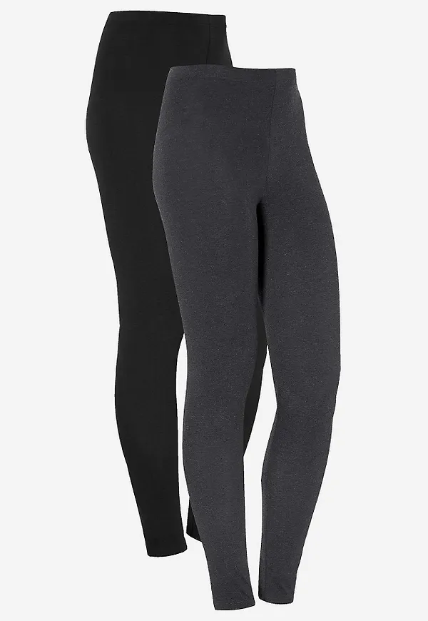 Leggings i bomull Fia 2-pack