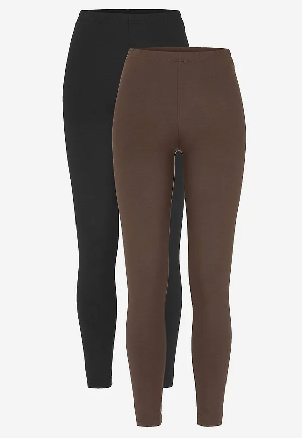Leggings i bomull Fia 2-pack