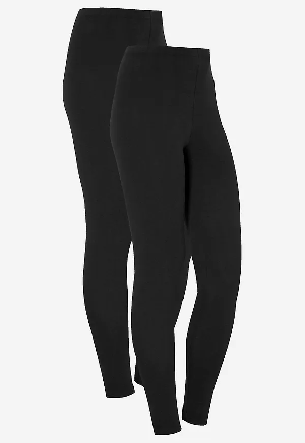 Leggings i bomull Fia 2-pack