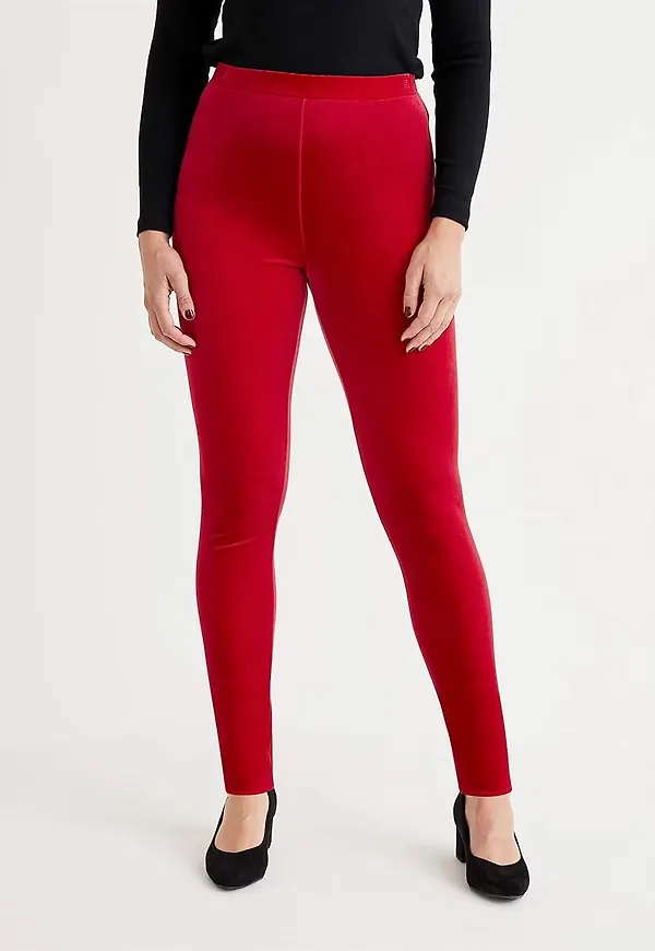 Leggings i sammet Vilma