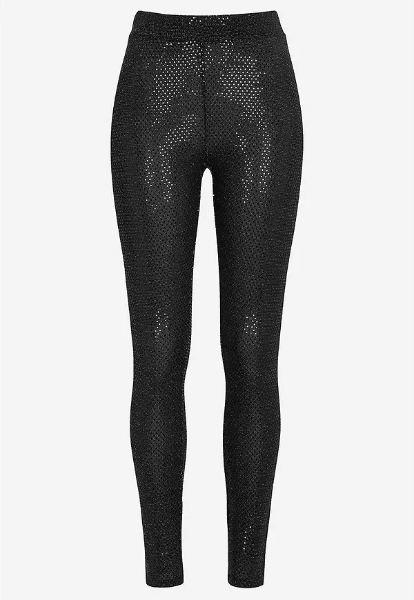Leggings med paljetter