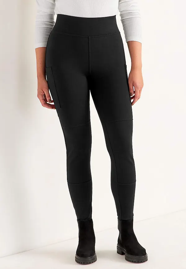 Leggings med sidfickor