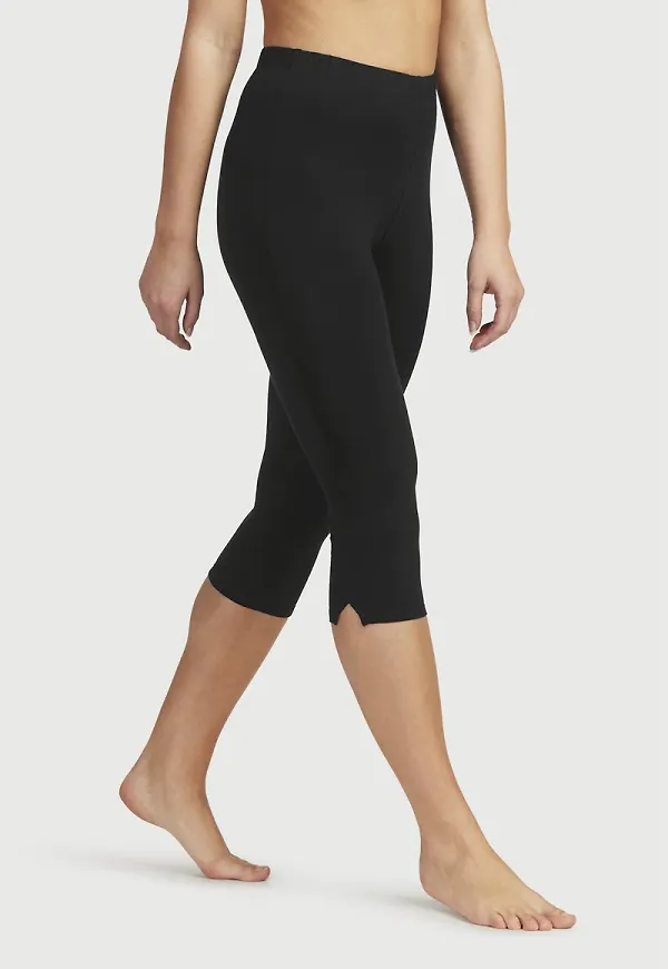 Caprileggings med sidoslitsar
