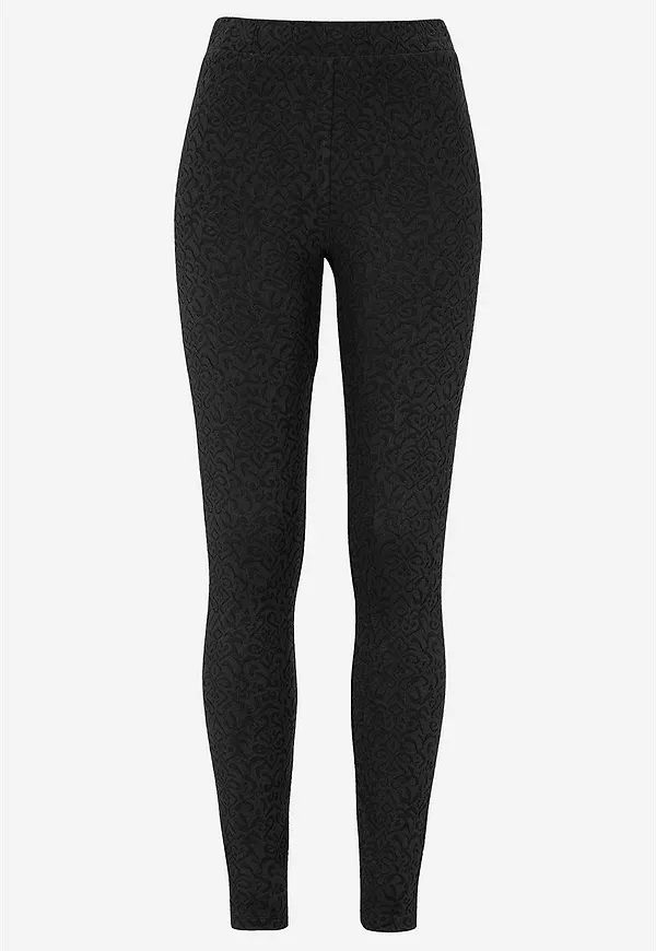 Leggings med strukturmönster Sheila