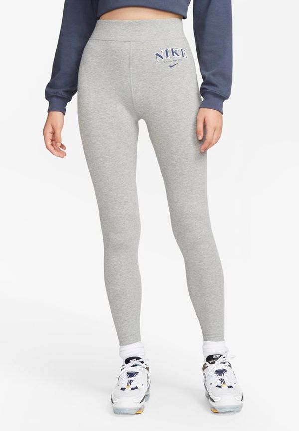 Leggings Nike Sportswear med hög midja för kvinnor - Grå