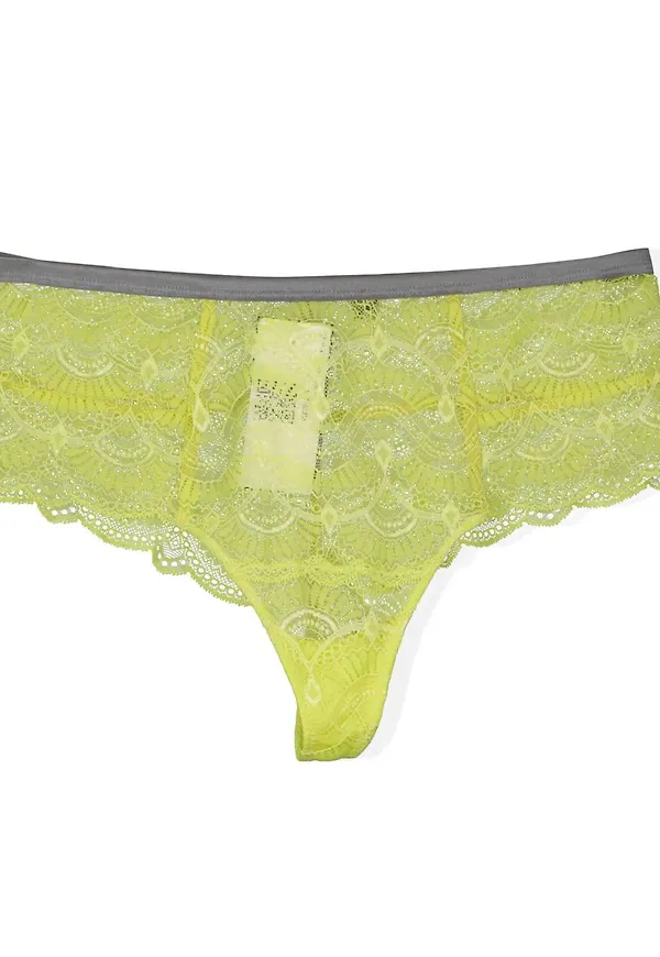 Lemon Lace String Panties