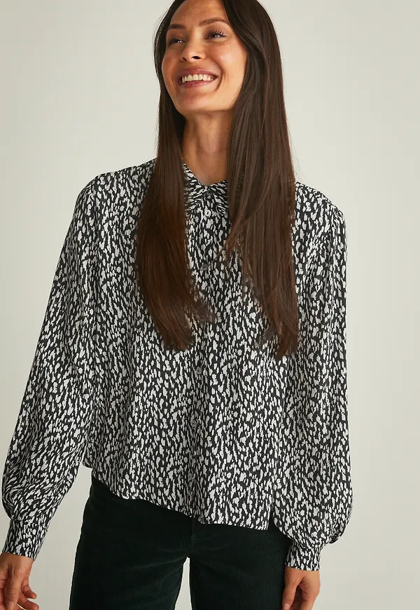 Leni printed blouse