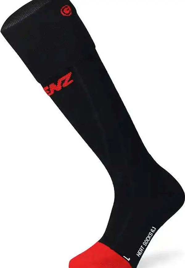 Lenz Heat Sock 6.1 Toe Cap Compression Black