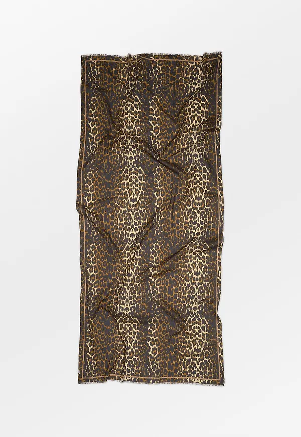 Leopa Long Cotta Scarf