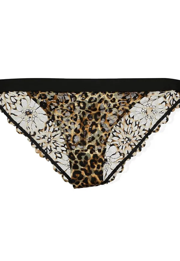Leopard Print Lace Panties